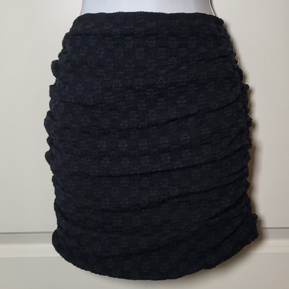 FREE PEOPLE Ona Convertible Ruched Skirt - Black - Size M (NWT) - Picture 6 of 9